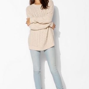 Urban Outfitters BDG fall for cable-knit crewneck sweater